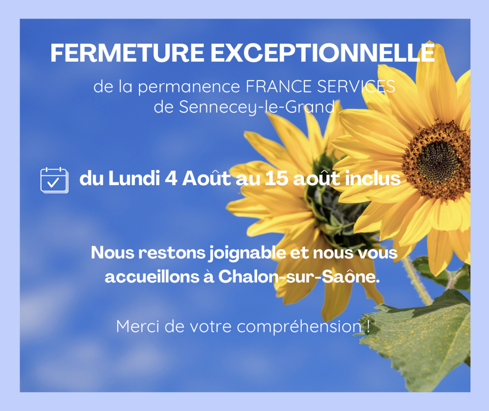 Congés estivaux